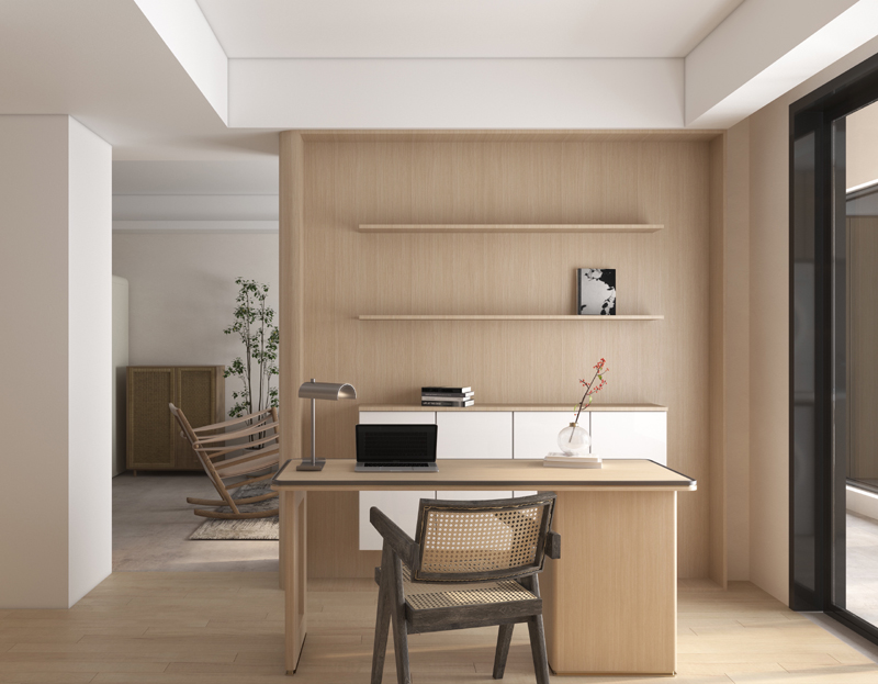 原木風(fēng)小資情調(diào)套二簡(jiǎn)約裝修效果圖