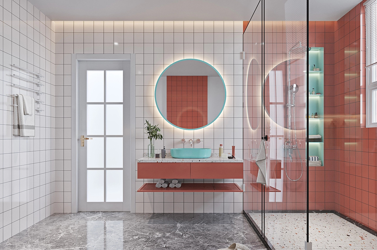 第二款顏值爆表的衛生間裝修效果